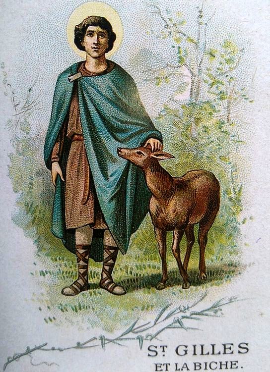 *Un Saint, un Miracle* : Saint Gilles de Narbonne (640-720) : il convertit un chasseur noble en apparaissant...   Saint-gilles-3